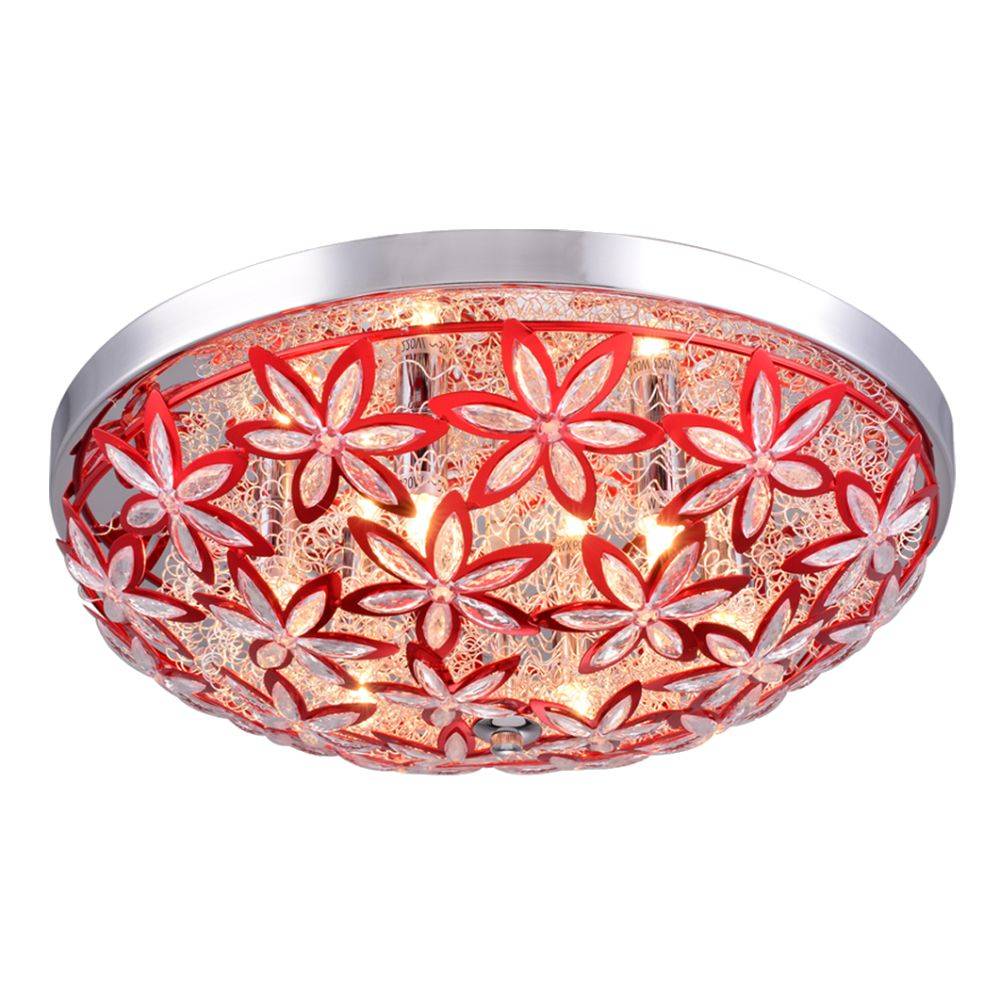 Потолочный светильник Luce Solara Natura 9018/6PL Red