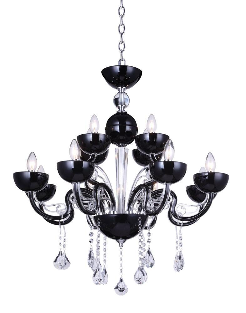 Подвесная люстра Crystal Lux Luccila SP8+4 Black