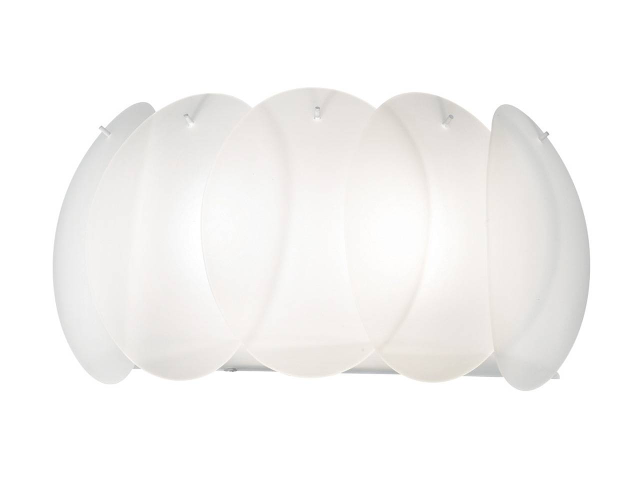 Настенный светильник Ideal Lux Ovalino AP2 BIanco