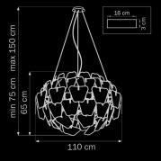 Подвесная люстра Lightstar Planaria 808030