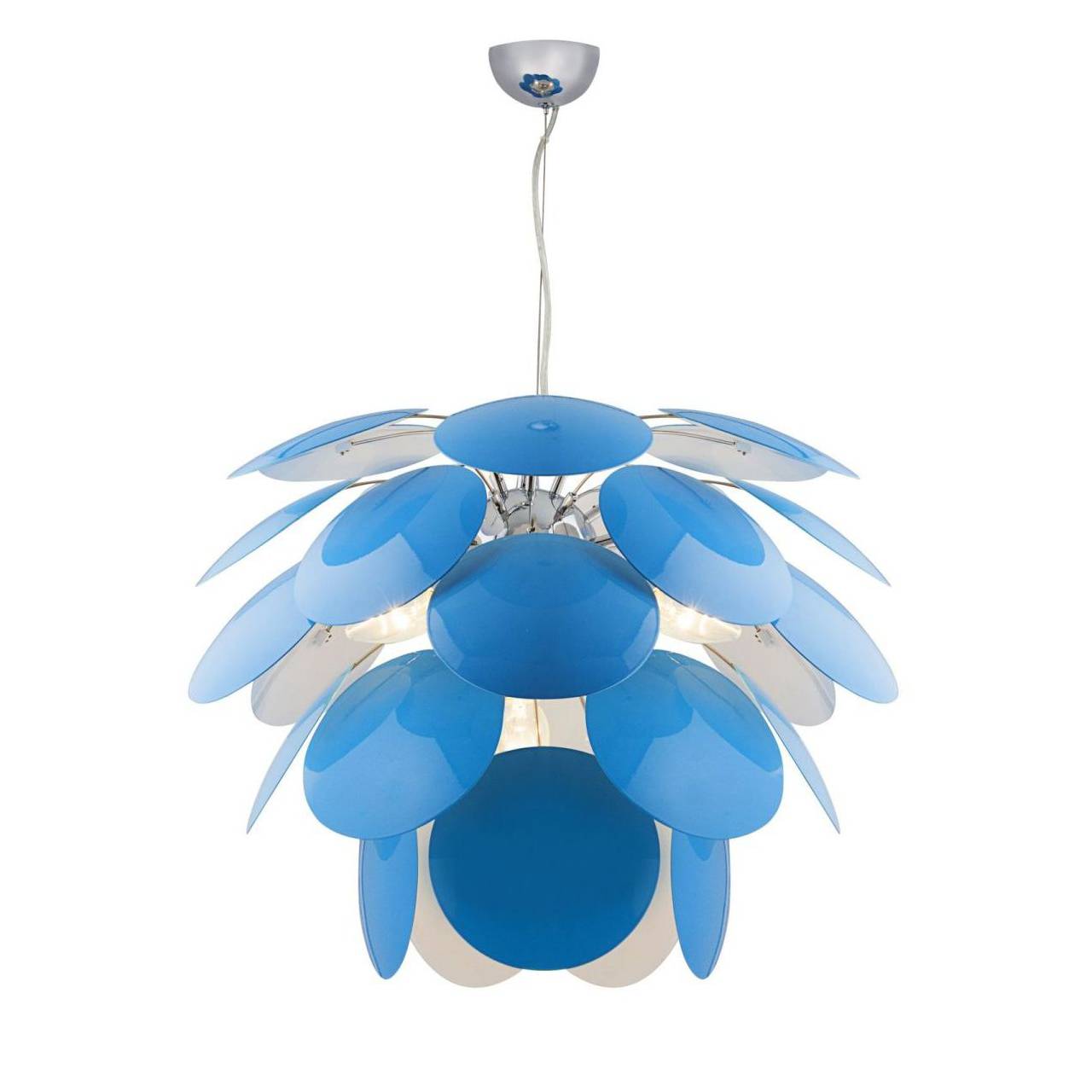 Подвесная люстра Luce Solara Moderno 3000/4S Blue/White