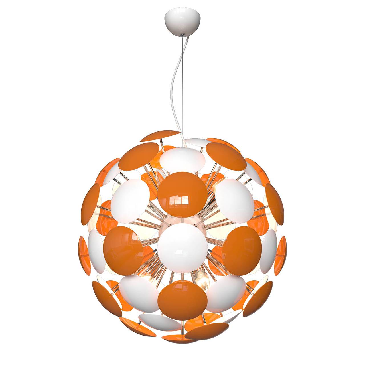 Подвесная люстра Luce Solara Moderno 3028/6S Orange/White
