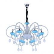 Подвесная люстра Luce Solara Classico 5027/8 White/Blue