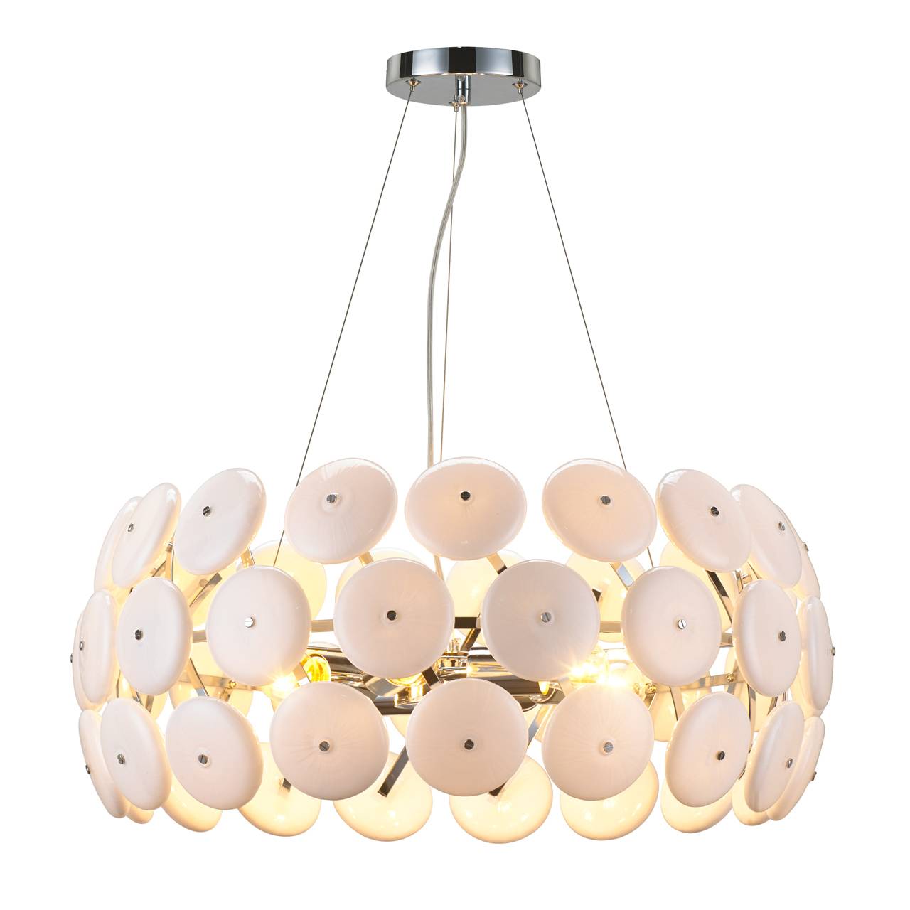 Подвесная люстра Luce Solara Moderno 3033/6S White glass