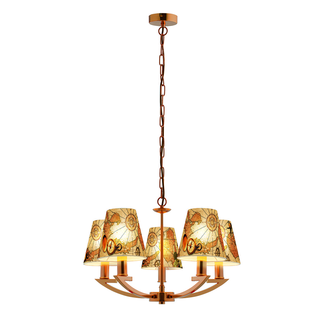 Подвесная люстра Luce Solara Moderno 1021/5 Pirates