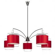 Подвесная люстра Luce Solara Moderno 3001/5 Red