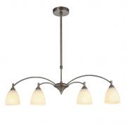 Подвесная люстра Luce Solara Classico 2003/4P Nikel cv Opal