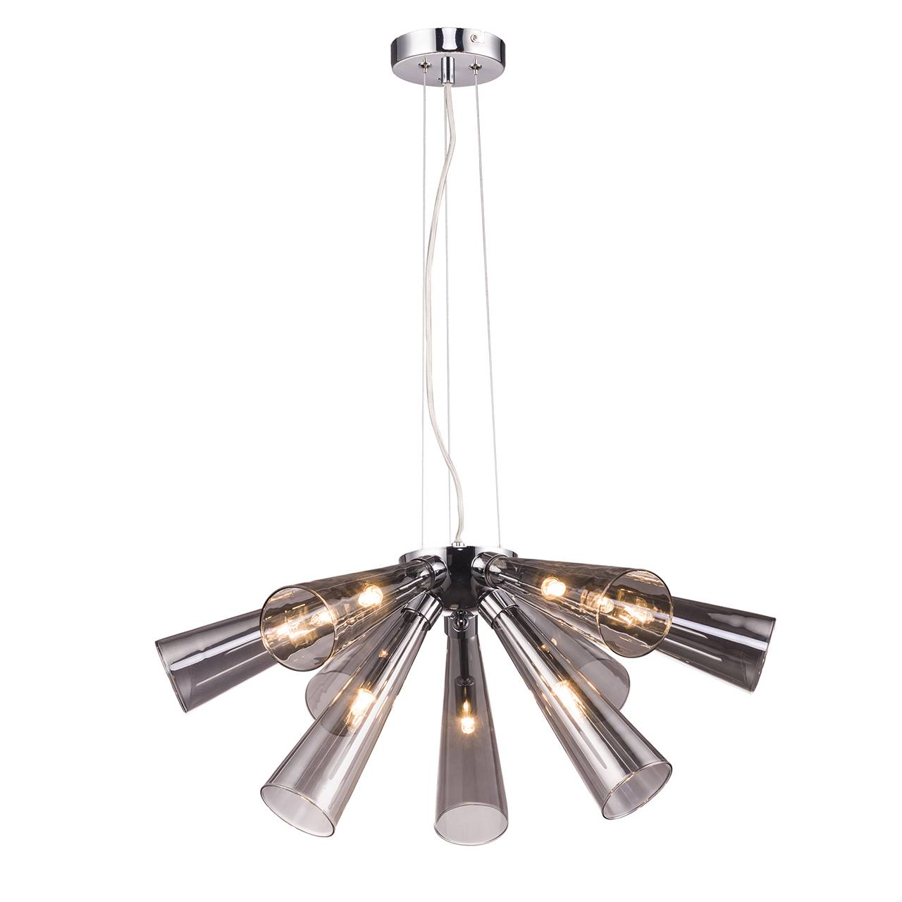 Подвесная люстра Luce Solara 5064/9S Smoke grey