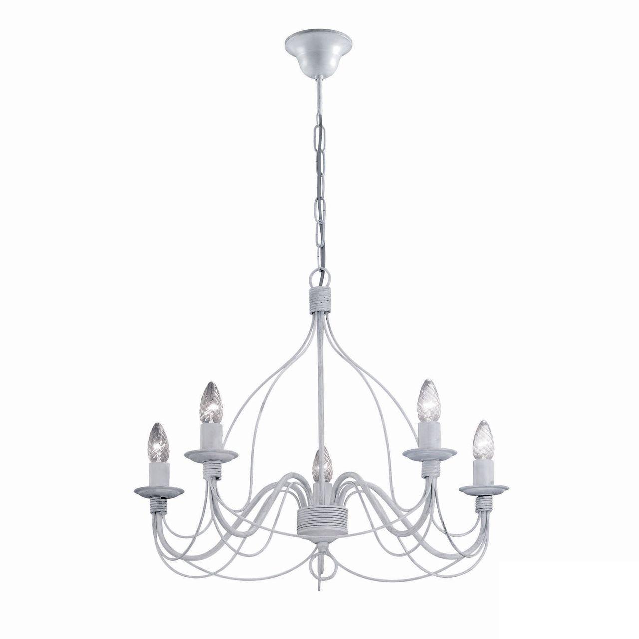 Подвесная люстра Ideal Lux Corte SP5 Bianco Antico