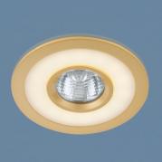 Встраиваемый светильник с двойной подсветкой Elektrostandard 1052 MR16 GD золото 4690389061684
