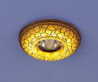 Встраиваемый светильник с двойной подсветкой Elektrostandard 3080 желтая подсветка 4690389030574