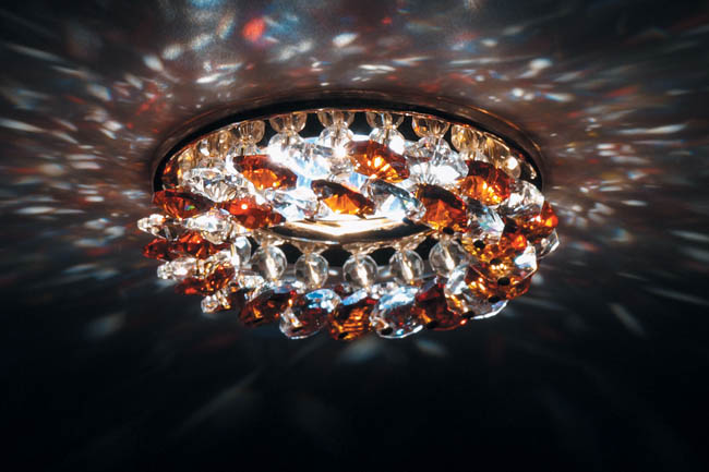 Встраиваемый светильник Donolux DL061.79.1/7 crystal/topaz