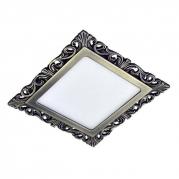 Встраиваемый светильник Donolux DL18153/3000-Antique silver SQ