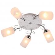 Потолочная люстра IDLamp Alda 841/5PF-LEDWhitechrome