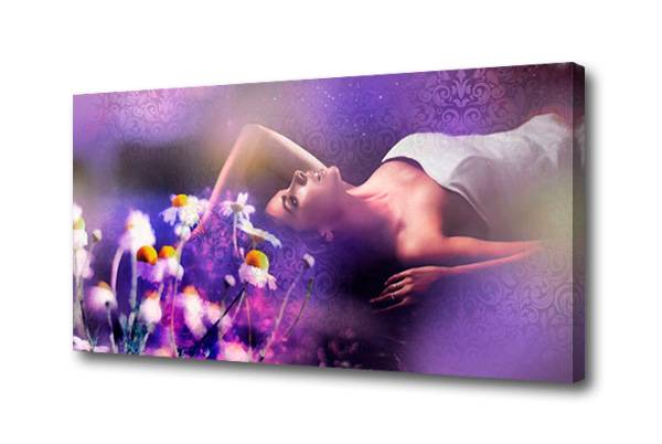 Холст Фиолетовые сны Toplight 50х100х2см TL-H3005