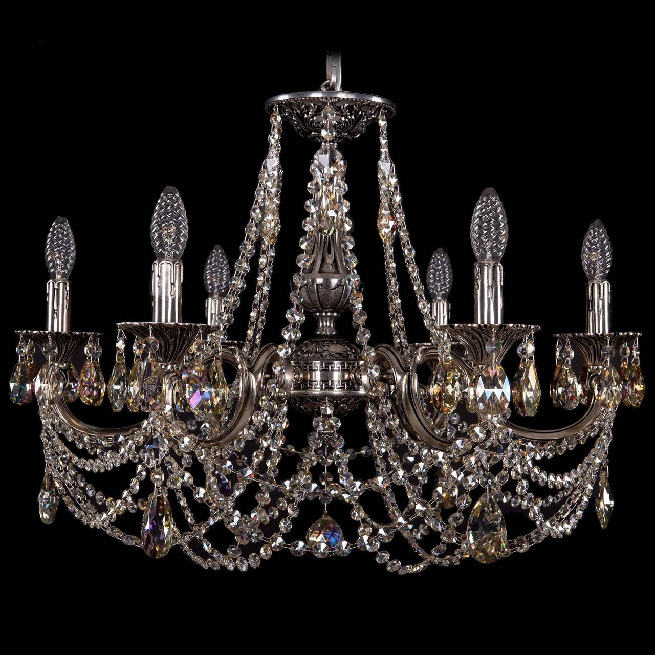 Подвесная люстра Bohemia Ivele 1702/6/265/C/NB/R701
