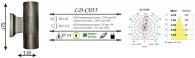 Уличный настенный светильник LD-Lighting LD-CO35