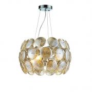 Подвесная люстра Luce Solara Moderno 3032/4S Amber glass