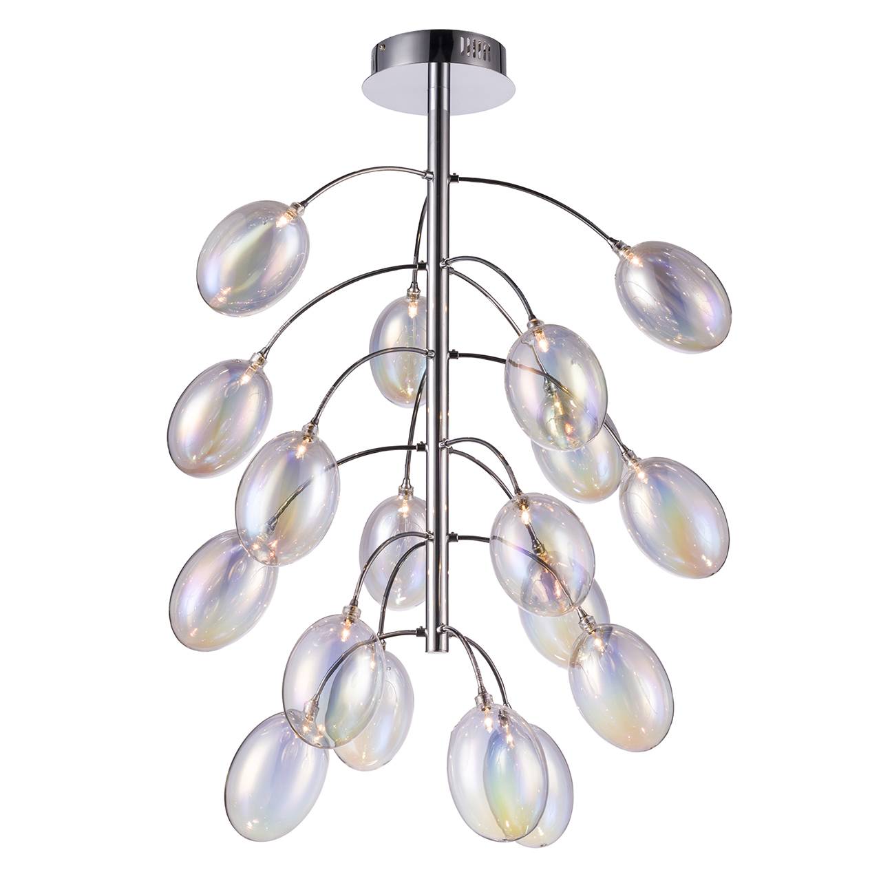 Подвесная люстра Luce Solara 007/18PL Chrome