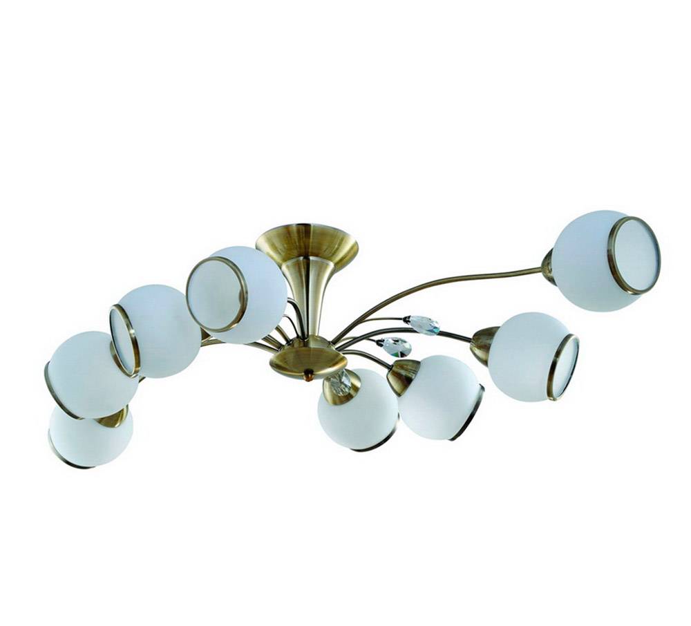 Потолочная люстра IDLamp Fina 830/8PF-Oldbronze