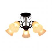 Потолочная люстра IDLamp Lauretta 872/5PF-Argentoscuro