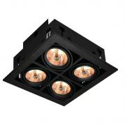 Встраиваемый светильник Arte Lamp Cardani A5930PL-4BK