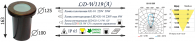 Ландшафтный светильник LD-Lighting LD-W119 A