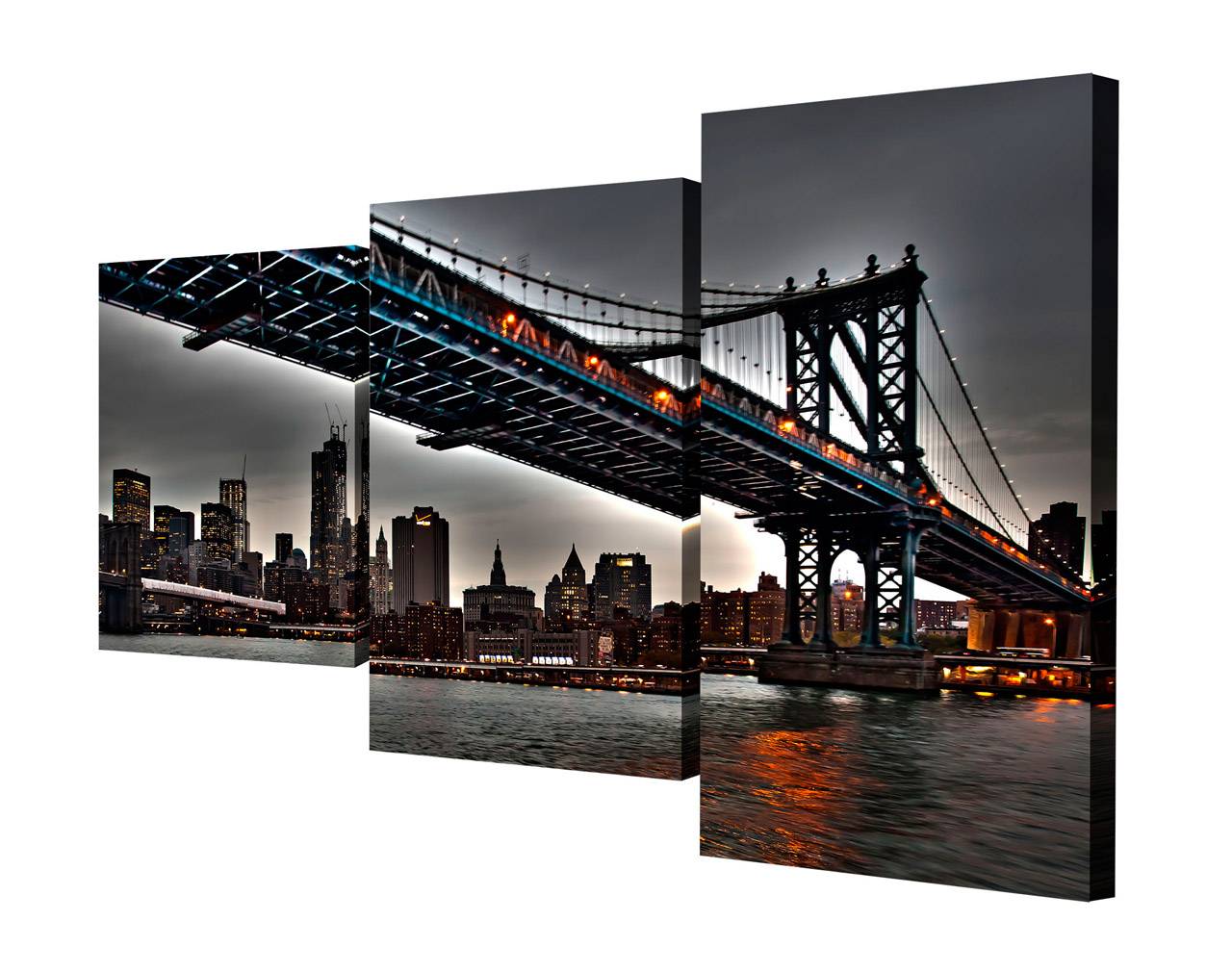 Мини модульная картина Toplight Город 50х78см TL-MM1057