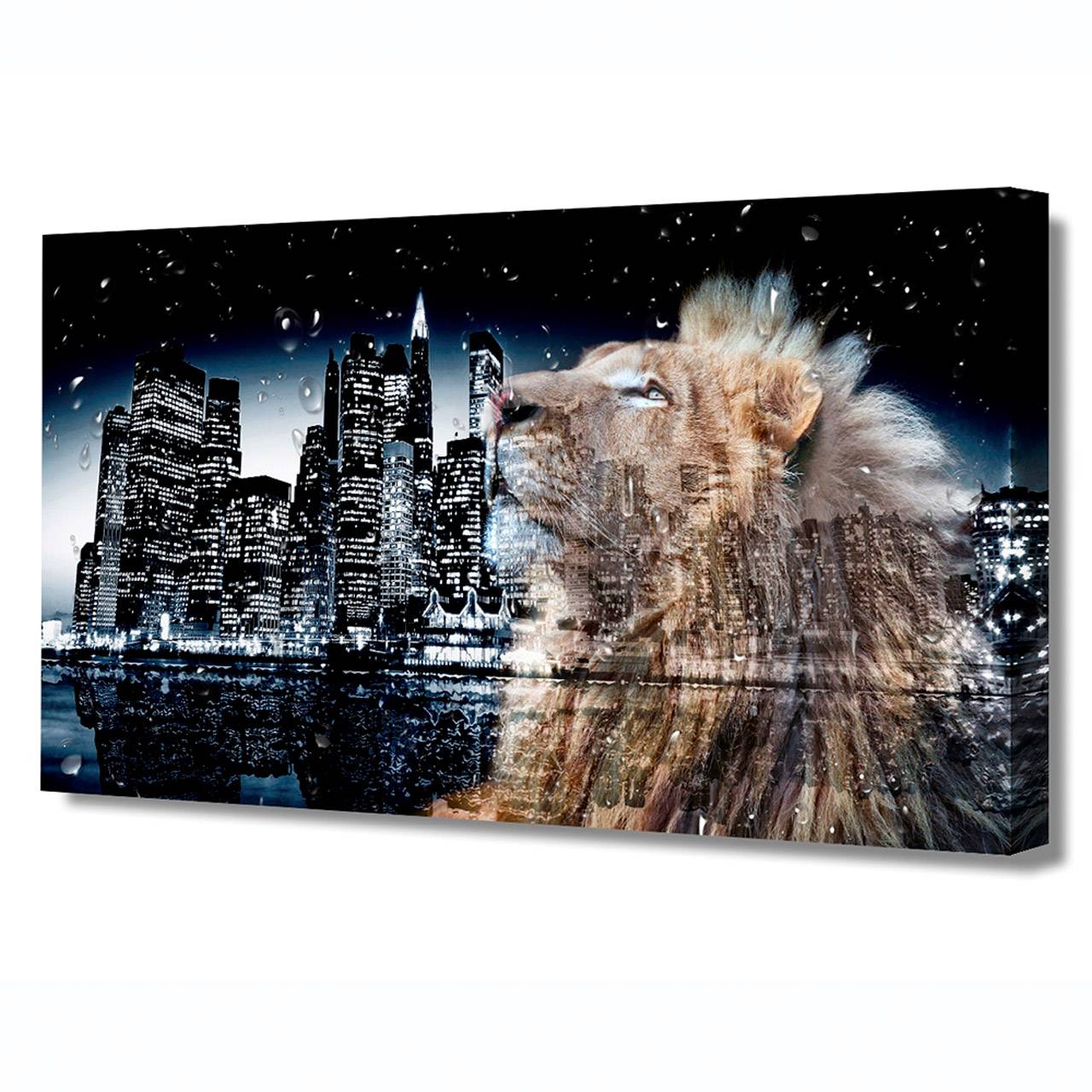 Холст Toplight Коллаж 100х150х3см TL-H3017