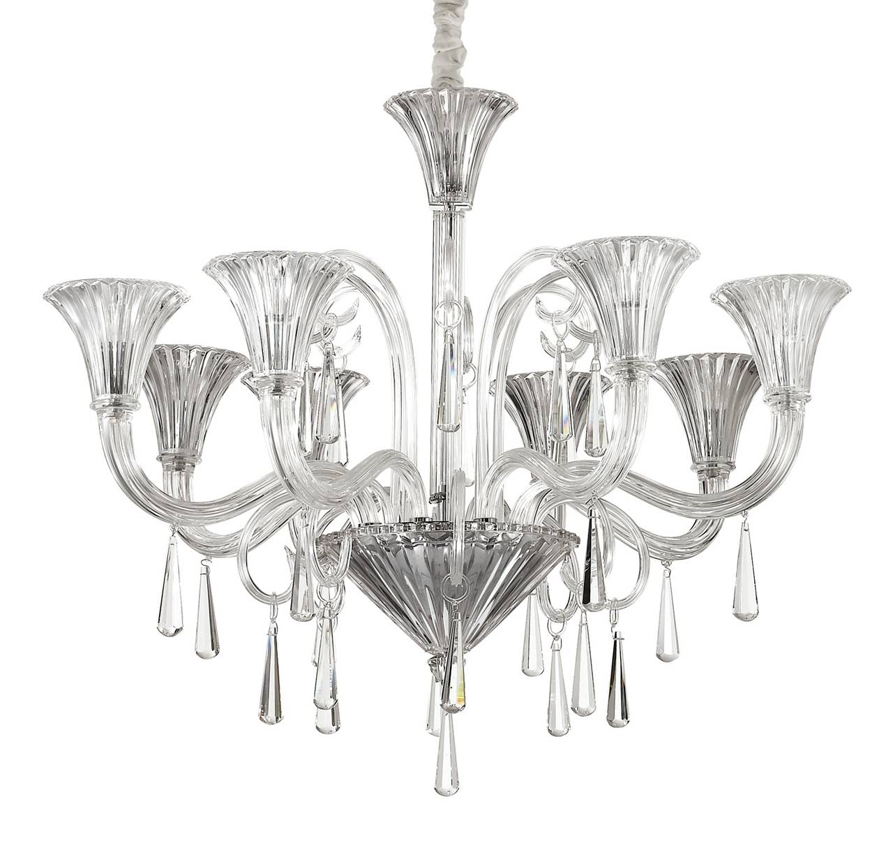 Подвесная люстра Ideal Lux Santa SP8 Transparente