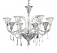 Подвесная люстра Ideal Lux Santa SP8 Transparente