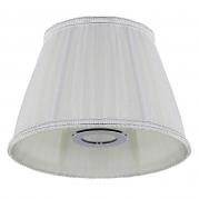 Абажур Crystal Lux для настольной лампы Lampshade Emilia Lg White