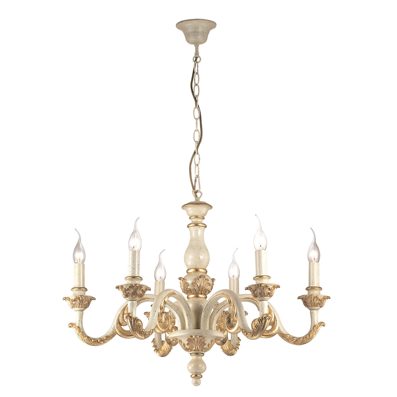 Подвесная люстра Ideal Lux Giglio SP6 Oro