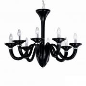 Подвесная люстра Ideal Lux White Lady SP8 Nero