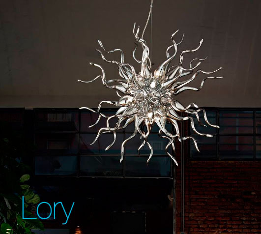 Подвесной светильник Ideal Lux Lory SP12 Fume
