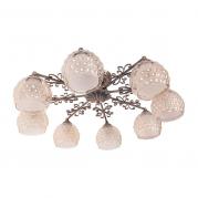 Потолочная люстра IDLamp Bella 285/8PF-Oldbronze