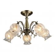 Потолочная люстра IDLamp Dorotea 289/5PF-Oldbronze