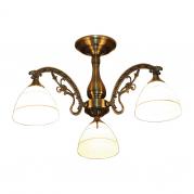 Потолочная люстра IDLamp Drina 290/3PF-Oldbronze