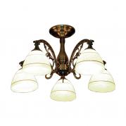 Потолочная люстра IDLamp Drina 290/5PF-Oldbronze