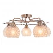 Потолочная люстра IDLamp Verity 286/5PF-Oldbronze