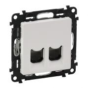 Информационная розетка RJ45 двойная Legrand Valena Life 5 кат UTP белая 753441