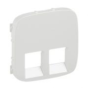 Лицевая панель Legrand Valena Allure розетки телефонной RJ-11/Ethernet RJ-45 жемчуг 755429