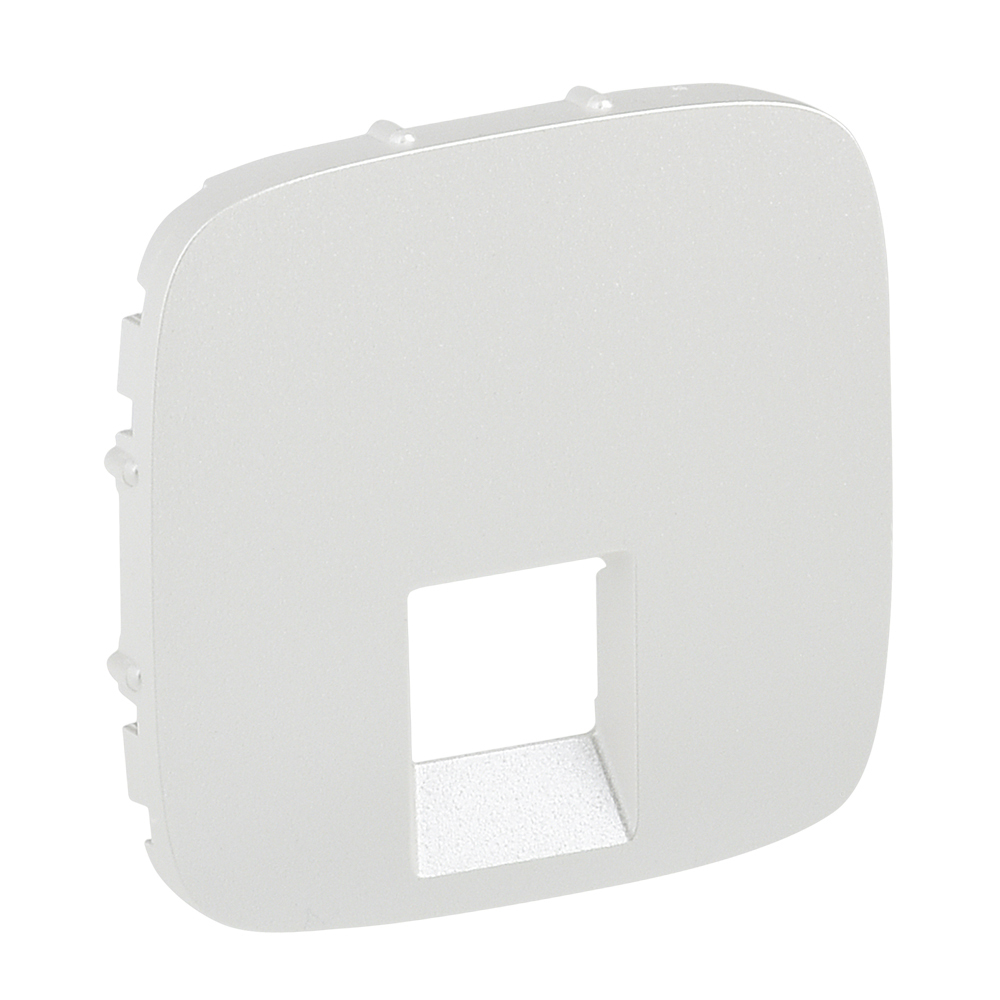 Лицевая панель Legrand Valena Allure розетки телефонной RJ-11/Ethernet RJ-45 жемчуг 755419