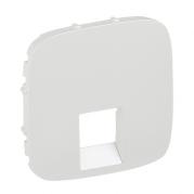 Лицевая панель Legrand Valena Allure розетки телефонной RJ-11/Ethernet RJ-45 жемчуг 755419