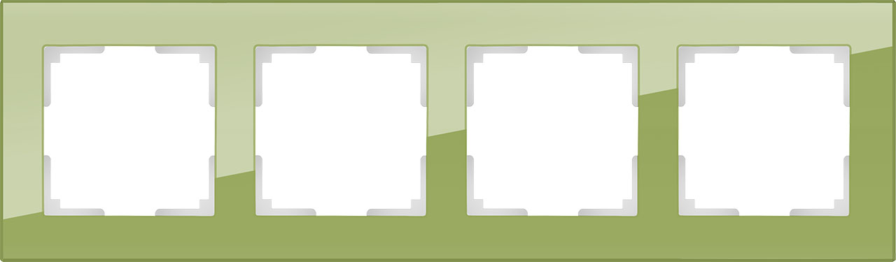 Рамка Favorit на 4 поста фисташковый WL01-Frame-04 4690389098666
