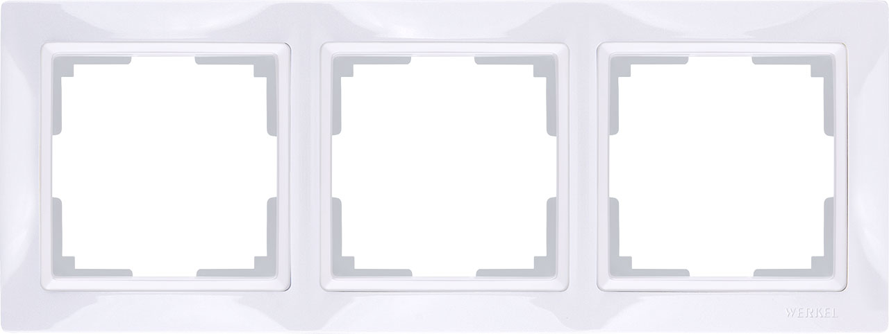 Рамка Snabb Basic на 3 поста белый WL03-Frame-03 4690389098758