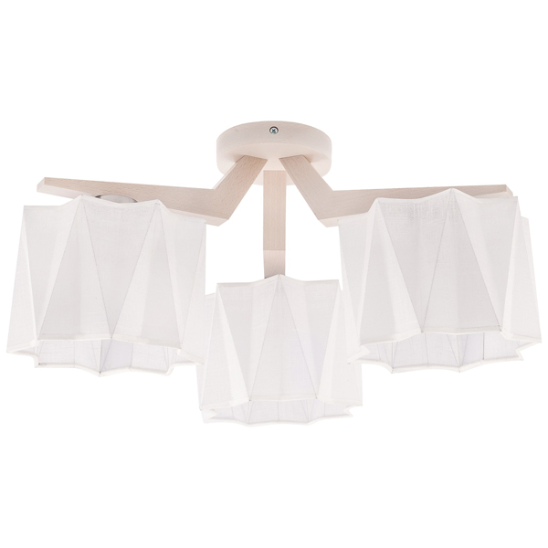 Потолочная люстра TK Lighting 683 Piano Natur 3