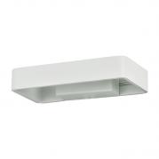 Настенный светодиодный светильник Ideal Lux Zed AP1 Square Bianco