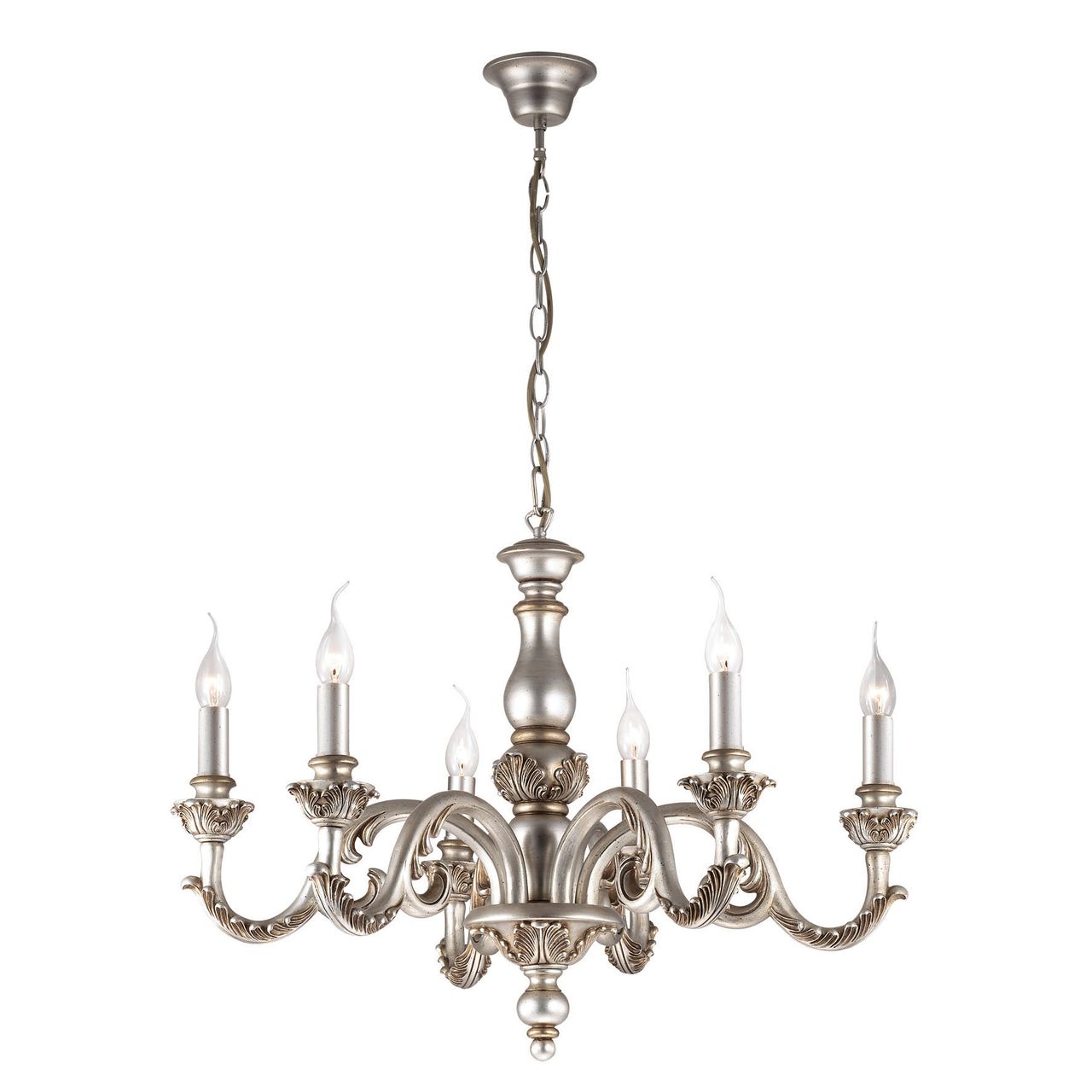 Подвесная люстра Ideal Lux Giglio SP6 Argento