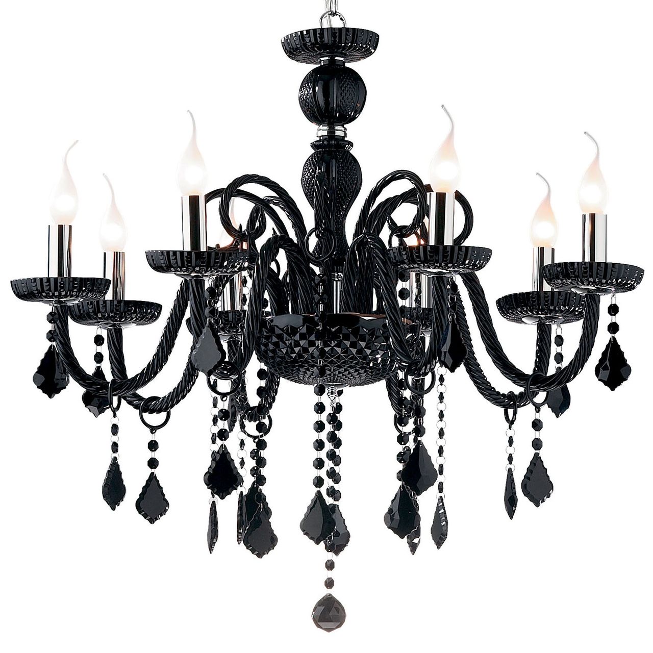 Подвесная люстра Ideal Lux Giudecca SP8 Nero